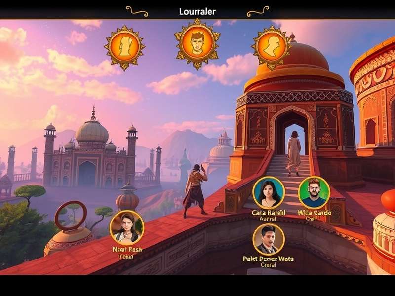 Spice Realm Odyssey gameplay screenshot showing vibrant Indian landscapes